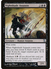 Magic: The Gathering Nightshade Assassin (121) Moderately Played
