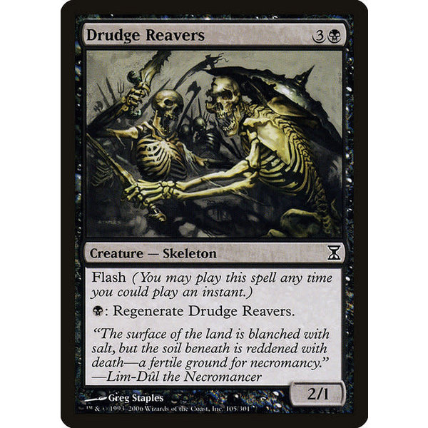 Magic: The Gathering Drudge Reavers (105) Moderately Played Foil