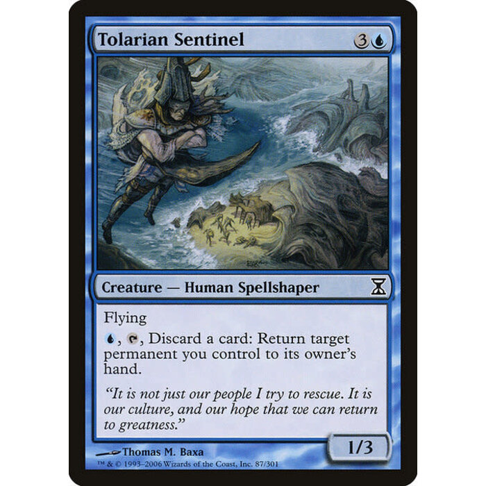 Magic: The Gathering Tolarian Sentinel (087) Moderately Played