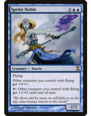 Magic: The Gathering Sprite Noble (081) Moderately Played