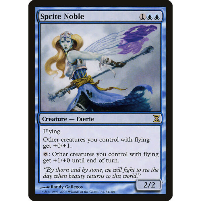 Magic: The Gathering Sprite Noble (081) Lightly Played