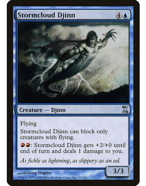 Magic: The Gathering Stormcloud Djinn (082) Moderately Played