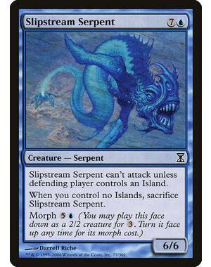 Magic: The Gathering Slipstream Serpent (077) Moderately Played