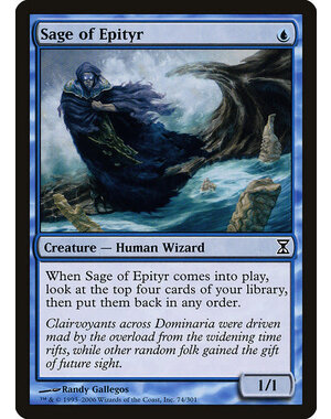 Magic: The Gathering Sage of Epityr (074) Lightly Played