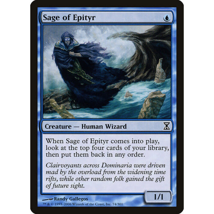 Magic: The Gathering Sage of Epityr (074) Lightly Played