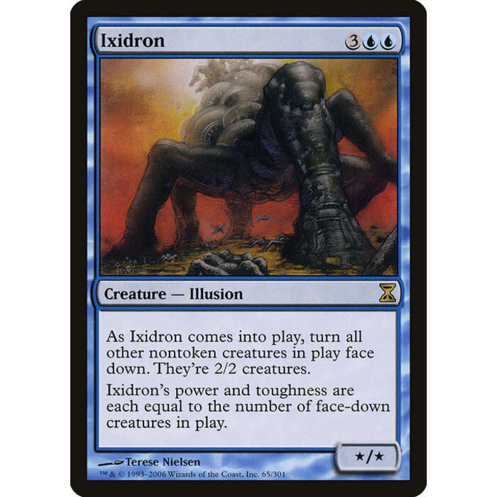 Magic: The Gathering Ixidron (065) Moderately Played