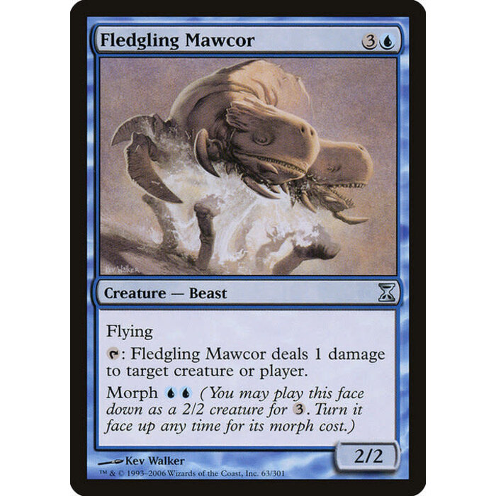 Magic: The Gathering Fledgling Mawcor (063) Moderately Played