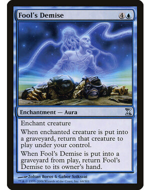 Magic: The Gathering Fool's Demise (064) Moderately Played