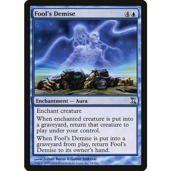 Magic: The Gathering Fool's Demise (064) Moderately Played