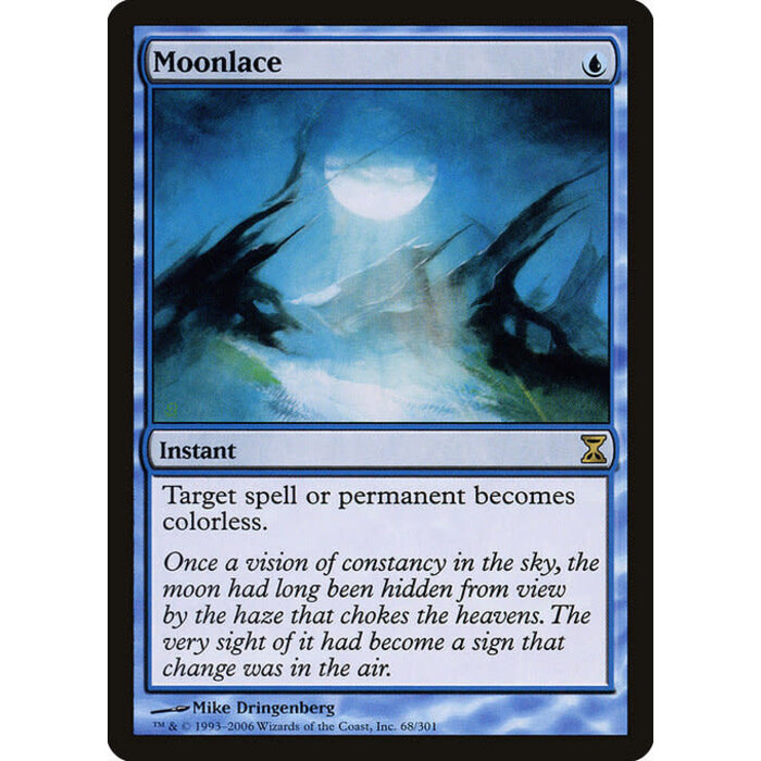 Magic: The Gathering Moonlace (068) Moderately Played