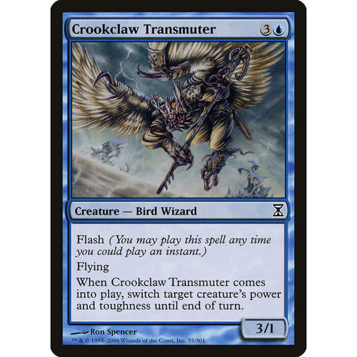 Magic: The Gathering Crookclaw Transmuter (055) Moderately Played