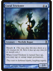 Magic: The Gathering Coral Trickster (054) Moderately Played