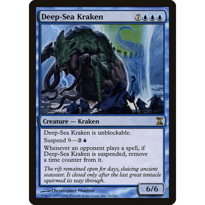 Magic: The Gathering Deep-Sea Kraken (056) Lightly Played