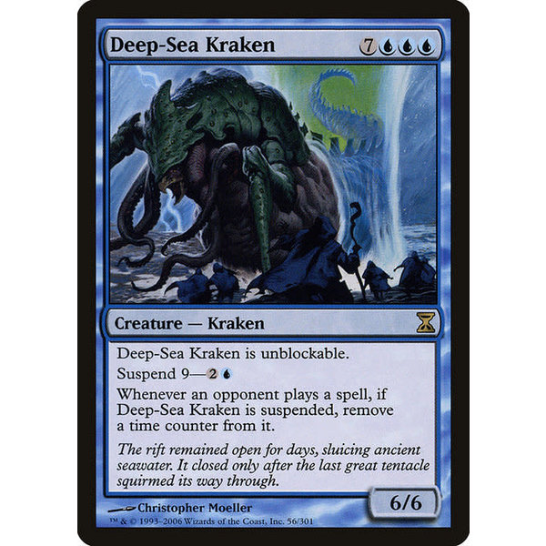 Magic: The Gathering Deep-Sea Kraken (056) Moderately Played