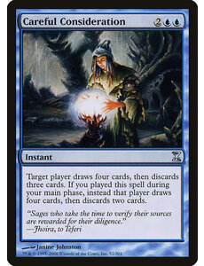 Magic: The Gathering Careful Consideration (052) Moderately Played