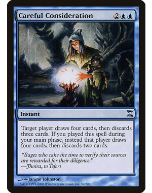 Magic: The Gathering Careful Consideration (052) Moderately Played