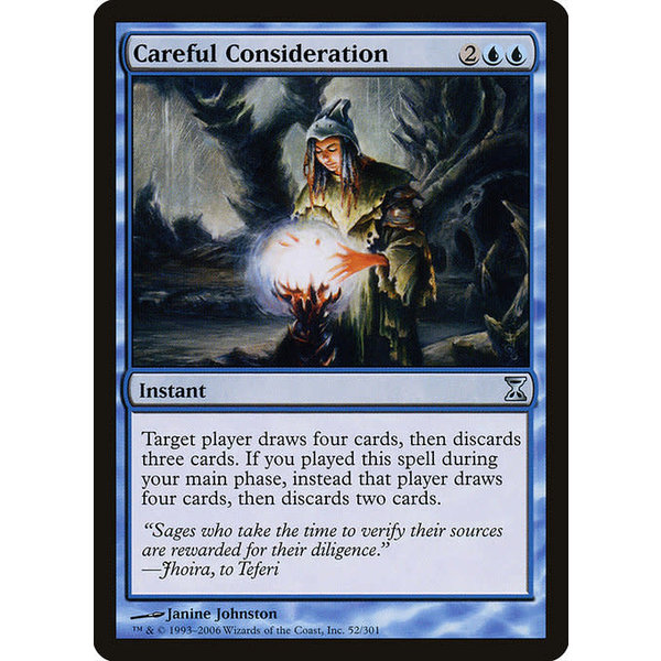 Magic: The Gathering Careful Consideration (052) Moderately Played