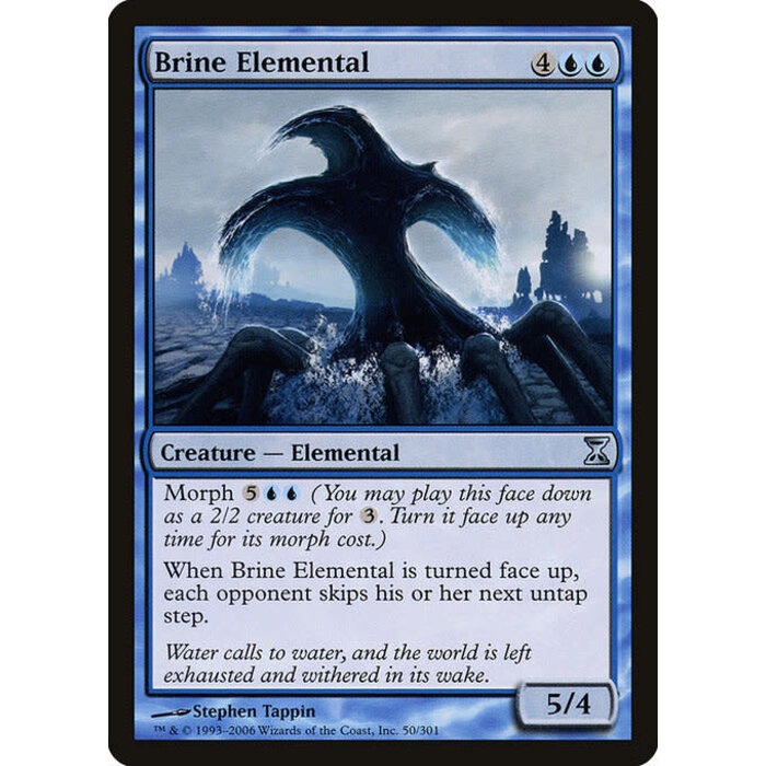 Magic: The Gathering Brine Elemental (050) Moderately Played