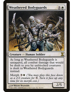 Magic: The Gathering Weathered Bodyguards (046) Moderately Played