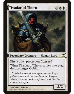 Magic: The Gathering Tivadar of Thorn (044) Moderately Played
