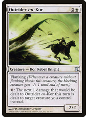 Magic: The Gathering Outrider en-Kor (031) Moderately Played
