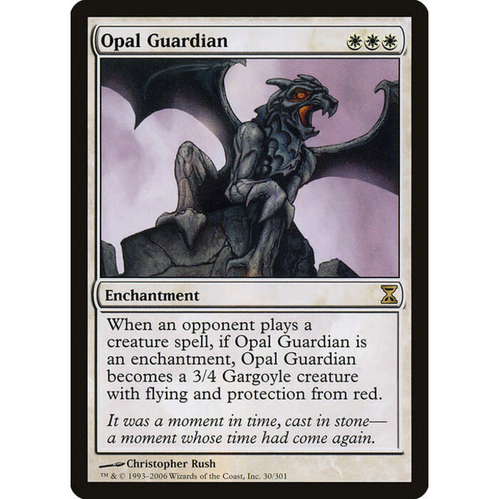 Magic: The Gathering Opal Guardian (030) Moderately Played Foil