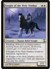 Magic: The Gathering Knight of the Holy Nimbus (026) Moderately Played