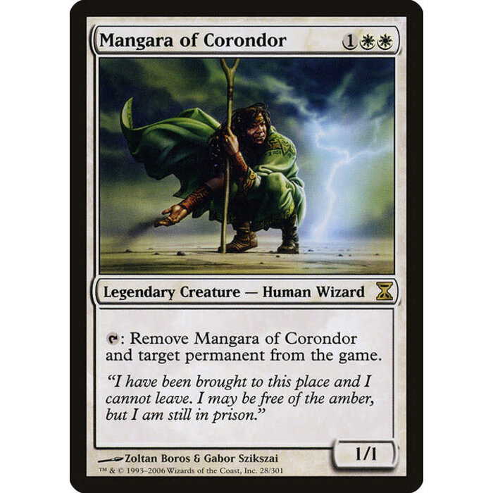 Magic: The Gathering Mangara of Corondor (028) Moderately Played