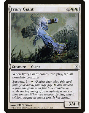 Magic: The Gathering Ivory Giant (024) Moderately Played