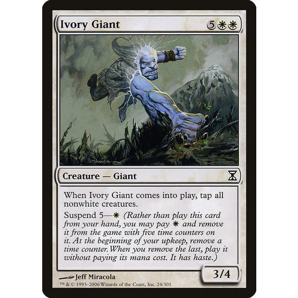 Magic: The Gathering Ivory Giant (024) Moderately Played