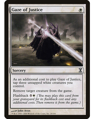 Magic: The Gathering Gaze of Justice (020) Moderately Played