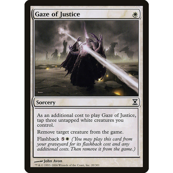 Magic: The Gathering Gaze of Justice (020) Moderately Played