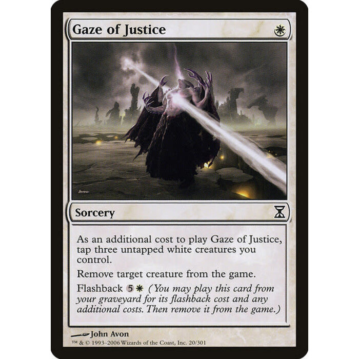 Magic: The Gathering Gaze of Justice (020) Moderately Played