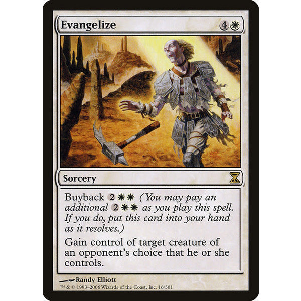 Magic: The Gathering Evangelize (016) Moderately Played