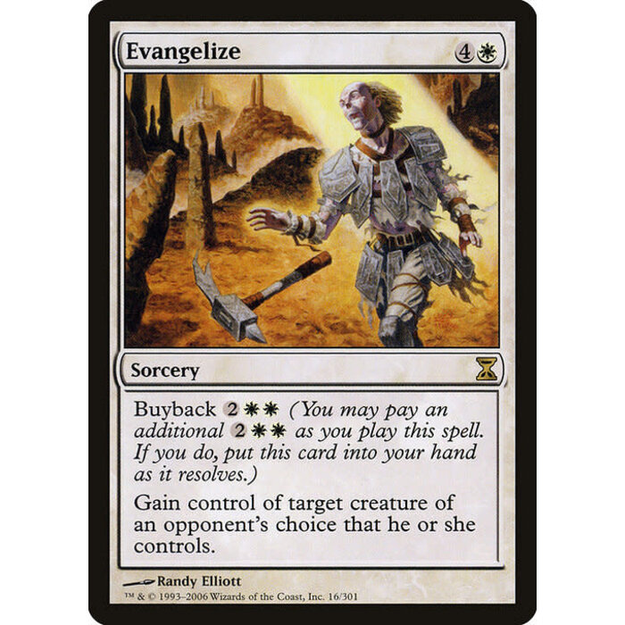 Magic: The Gathering Evangelize (016) Lightly Played