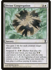 Magic: The Gathering Divine Congregation (013) Moderately Played