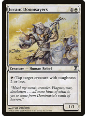 Magic: The Gathering Errant Doomsayers (015) Moderately Played Foil