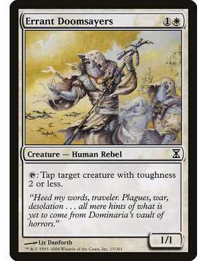 Magic: The Gathering Errant Doomsayers (015) Moderately Played Foil