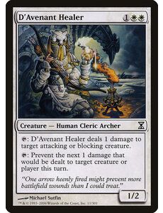 Magic: The Gathering D'Avenant Healer (011) Moderately Played