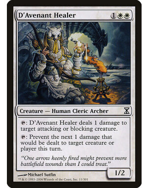 Magic: The Gathering D'Avenant Healer (011) Moderately Played