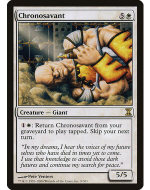 Magic: The Gathering Chronosavant (009) Moderately Played