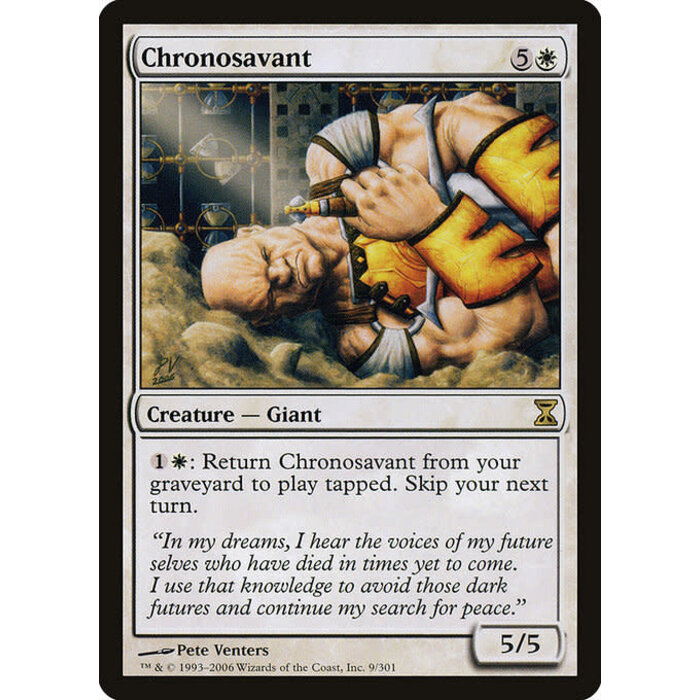 Magic: The Gathering Chronosavant (009) Moderately Played