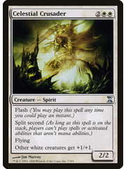 Magic: The Gathering Celestial Crusader (007) Moderately Played