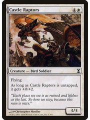 Magic: The Gathering Castle Raptors (005) Moderately Played