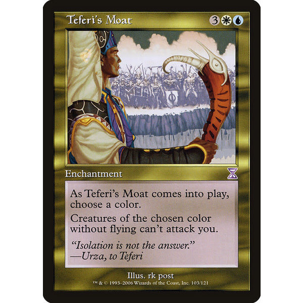 Magic: The Gathering Teferi's Moat (103) Lightly Played