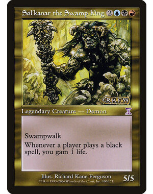 Magic: The Gathering Sol'kanar the Swamp King (100) Lightly Played