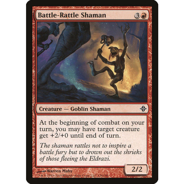 Magic: The Gathering Battle-Rattle Shaman (136) Lightly Played Foil