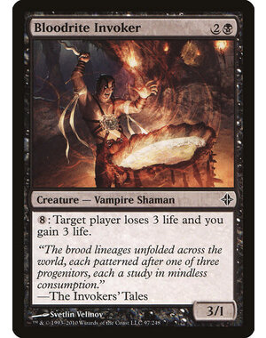 Magic: The Gathering Bloodrite Invoker (097) Moderately Played