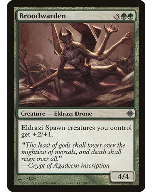 Magic: The Gathering Broodwarden (181) Moderately Played Foil