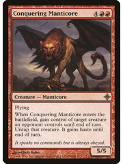 Magic: The Gathering Conquering Manticore (139) Moderately Played